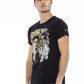 Black Cotton Men T-Shirt - SEHABRANDS