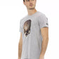 Gray Cotton Men T-Shirt - SEHABRANDS