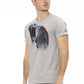 Gray Cotton Men T-Shirt - SEHABRANDS