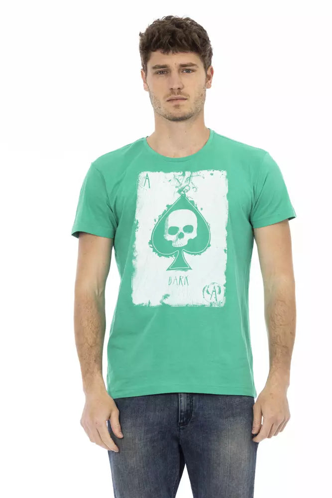 Green Cotton Men T-Shirt - SEHABRANDS