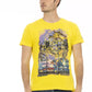 Yellow Cotton Men T-Shirt - SEHABRANDS