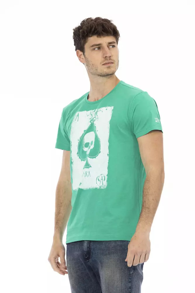 Green Cotton Men T-Shirt - SEHABRANDS