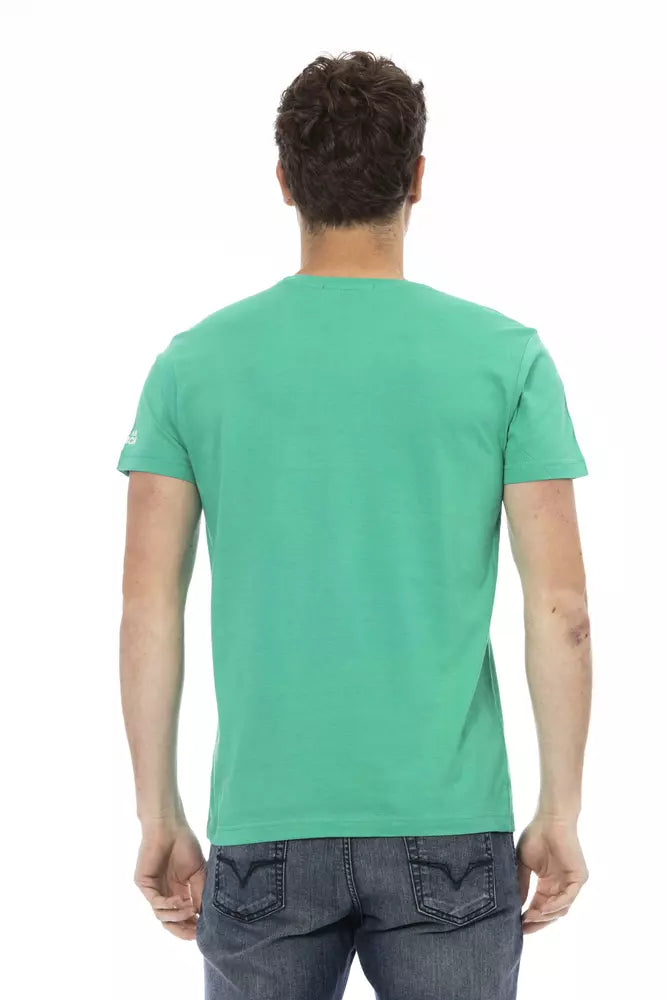 Green Cotton Men T-Shirt - SEHABRANDS