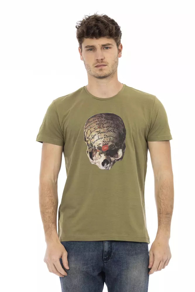 Green Cotton Men T-Shirt - SEHABRANDS