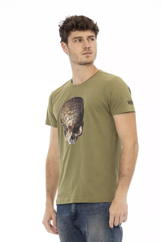 Green Cotton Men T-Shirt - SEHABRANDS