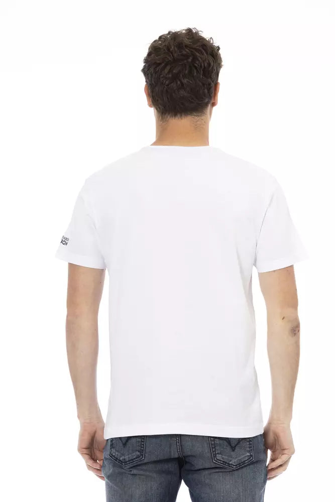 White Cotton Men T-Shirt - SEHABRANDS