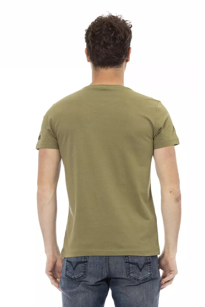 Green Cotton Men T-Shirt - SEHABRANDS