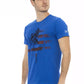 Blue Cotton Men's T-Shirt - SEHABRANDS