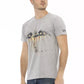 Gray Cotton Men T-Shirt - SEHABRANDS