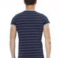 Blue Cotton Men T-Shirt - SEHABRANDS