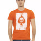 Orange Cotton Men T-Shirt - SEHABRANDS