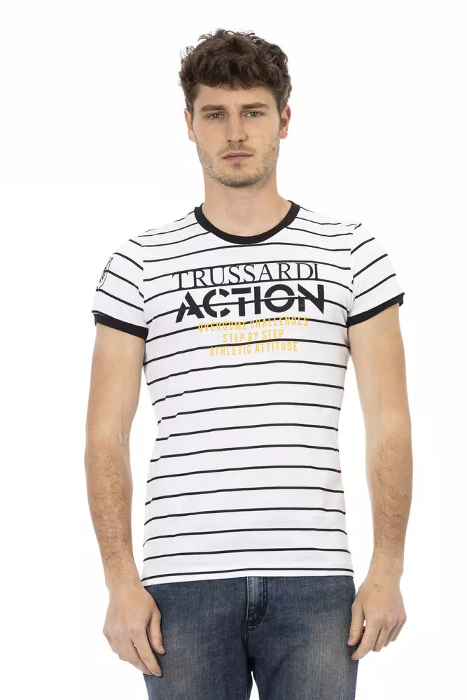 White Cotton Men TShirt - SEHABRANDS