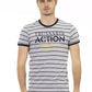 Gray Cotton Men T-Shirt - SEHABRANDS