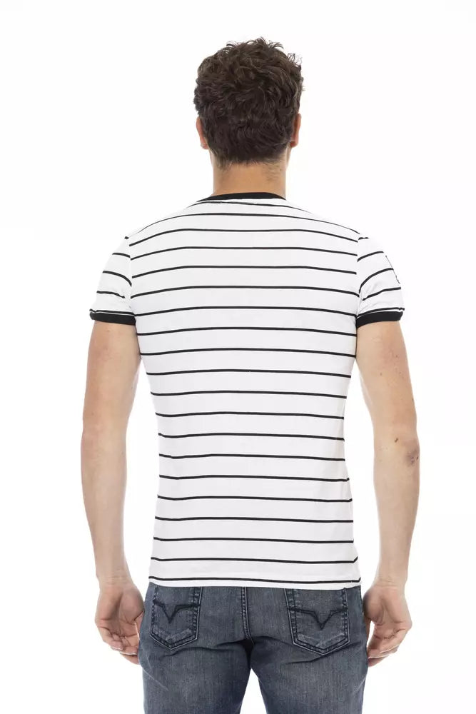 White Cotton Men TShirt - SEHABRANDS