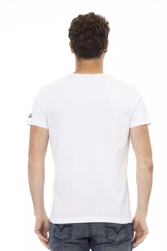 White Cotton Men T-Shirt - SEHABRANDS