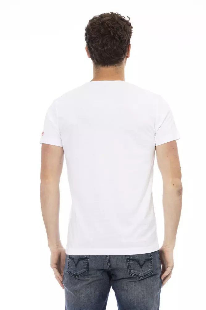 White Cotton Men T-Shirt - SEHABRANDS