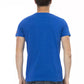 Blue Cotton Men T-Shirt - SEHABRANDS