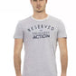 Gray Cotton Men T-Shirt - SEHABRANDS