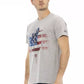 Gray Cotton Men T-Shirt - SEHABRANDS