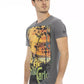 Gray Cotton Men T-Shirt - SEHABRANDS