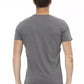 Gray Cotton Men T-Shirt - SEHABRANDS