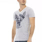 Gray Cotton Men T-Shirt - SEHABRANDS