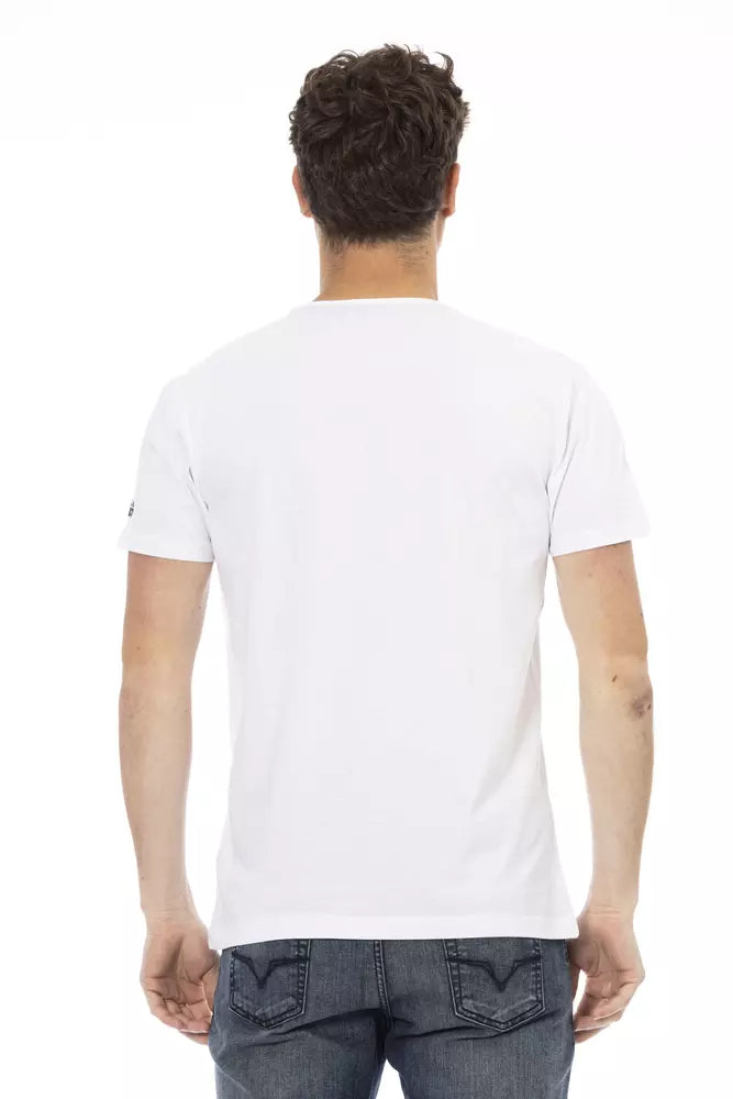 White Cotton Men T-Shirt - SEHABRANDS