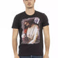 Black Cotton Men T-Shirt - SEHABRANDS