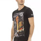 Black Cotton Men T-Shirt - SEHABRANDS