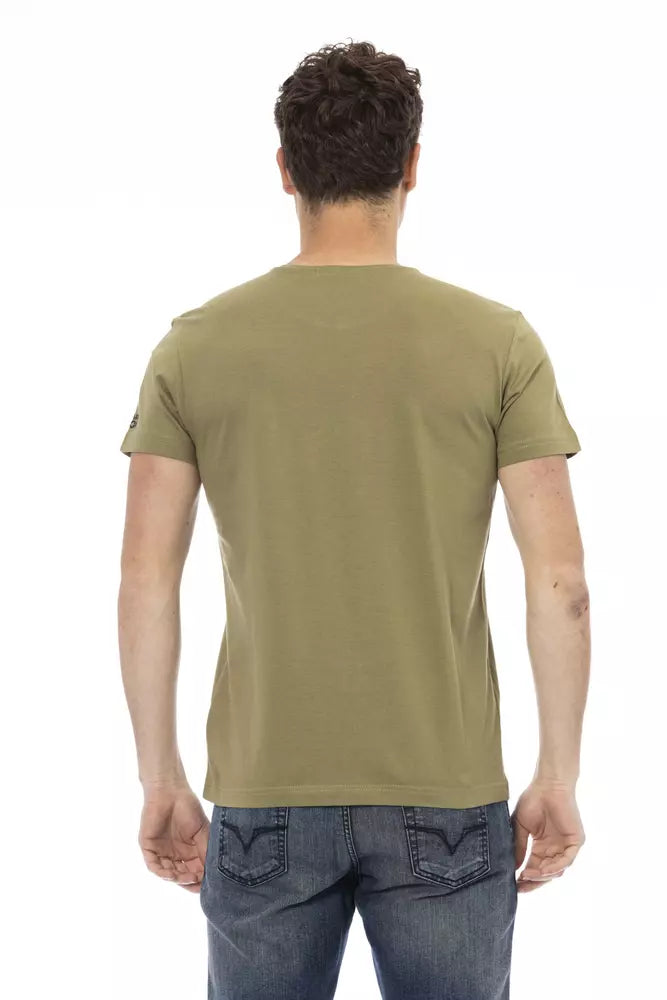 Green Cotton Men T-Shirt - SEHABRANDS