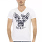 White Cotton Men T-Shirt - SEHABRANDS