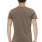 Brown Cotton Men T-Shirt - SEHABRANDS