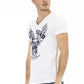 White Cotton Men T-Shirt - SEHABRANDS