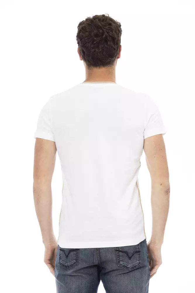 White Cotton Men T-Shirt - SEHABRANDS