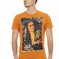 Orange Cotton Men T-Shirt - SEHABRANDS