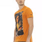 Orange Cotton Men T-Shirt - SEHABRANDS