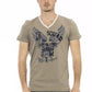 Green Cotton Men T-Shirt - SEHABRANDS