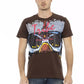 Brown Cotton Men T-Shirt - SEHABRANDS