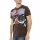 Brown Cotton Men T-Shirt - SEHABRANDS