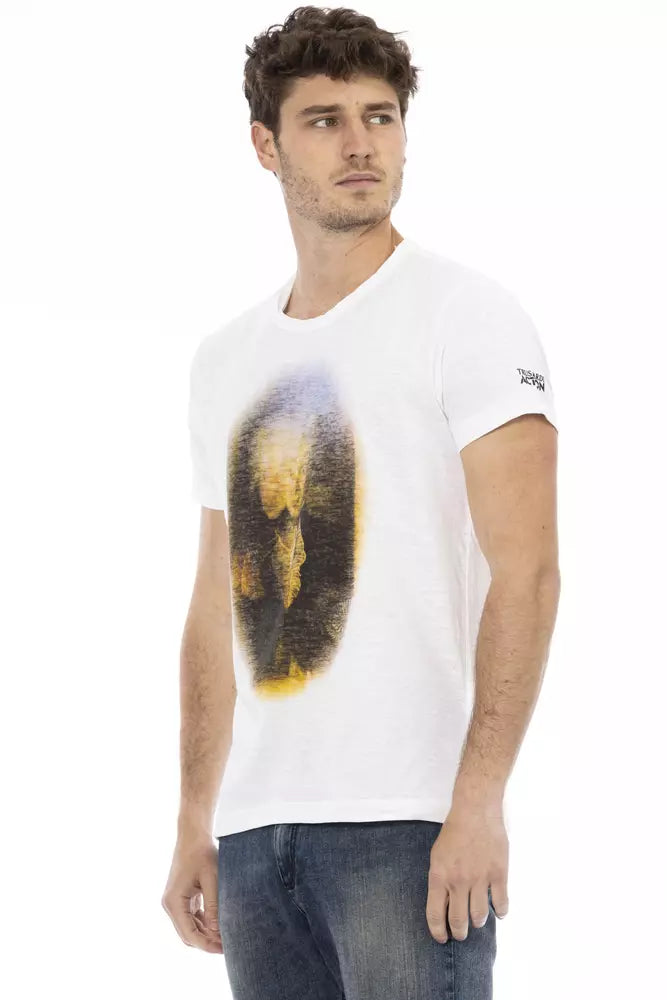 White Cotton Men T-Shirt - SEHABRANDS