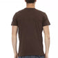 Brown Cotton Men T-Shirt - SEHABRANDS