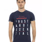 Blue Cotton Men T-Shirt - SEHABRANDS