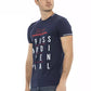 Blue Cotton Men T-Shirt - SEHABRANDS