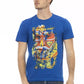 Blue Cotton Men T-Shirt - SEHABRANDS