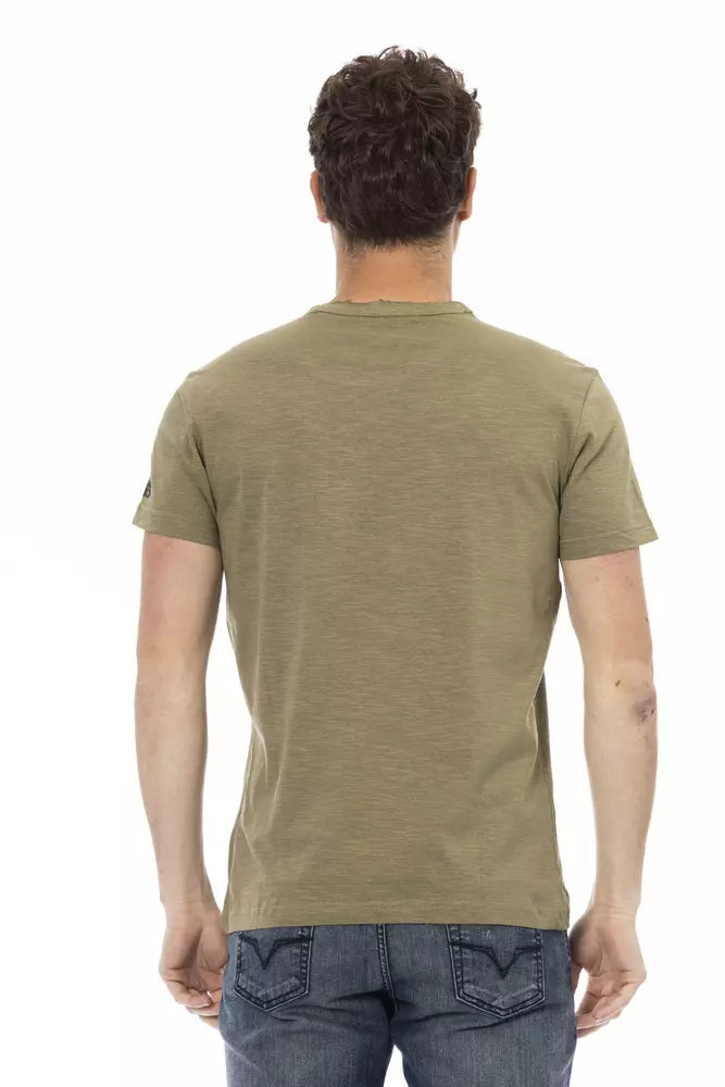 Green Cotton Men T-Shirt - SEHABRANDS