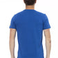 Blue Cotton Men T-Shirt - SEHABRANDS