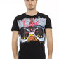 Black Cotton Men T-Shirt - SEHABRANDS