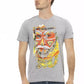 Gray Cotton Men T-Shirt - SEHABRANDS