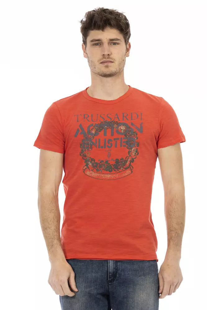 Red Cotton Men TShirt - SEHABRANDS