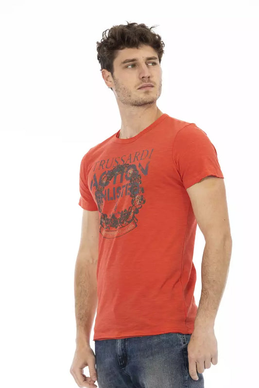 Red Cotton Men TShirt - SEHABRANDS